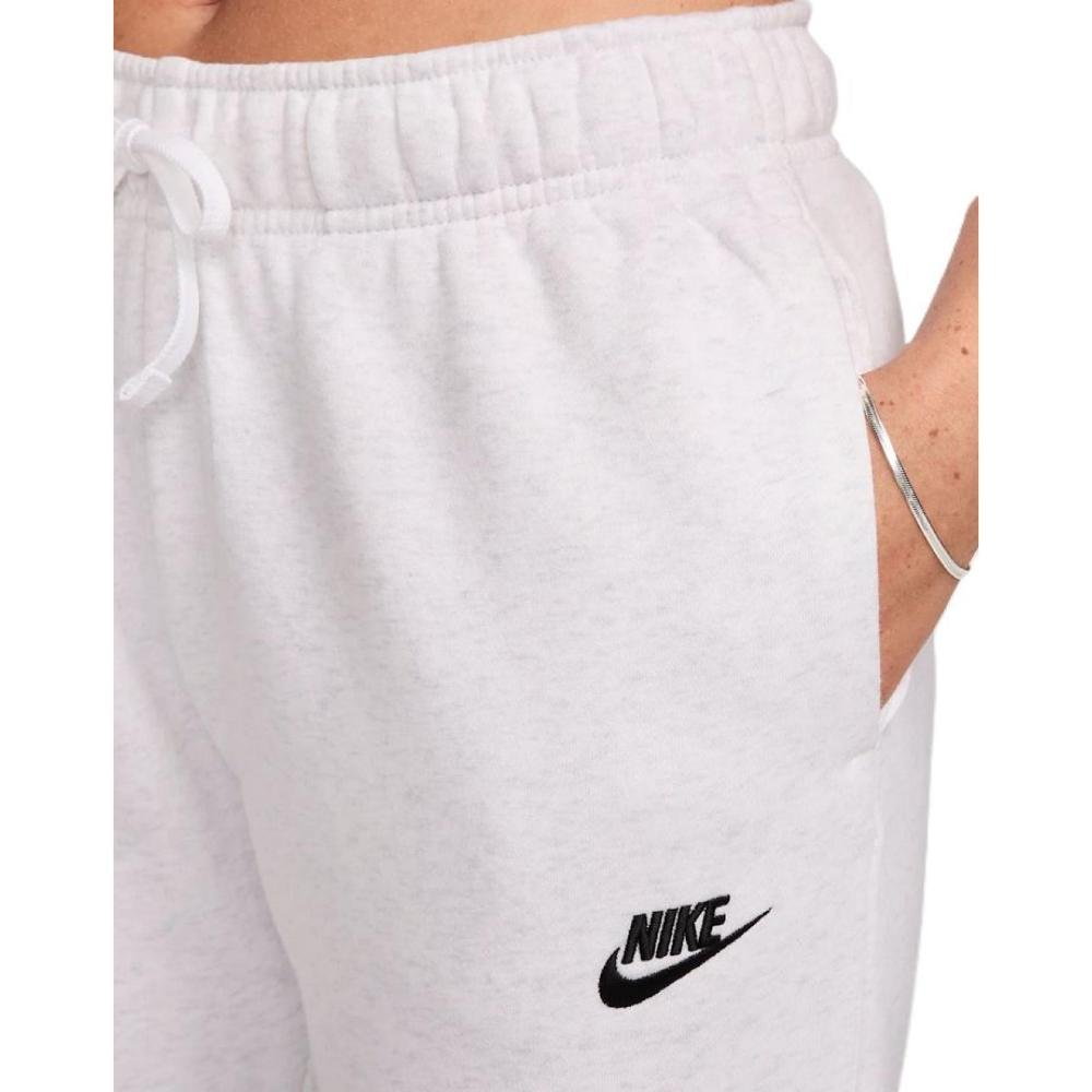 CALCA NIKE CLUB FLC MR STD DQ5191-051 CINZA CLARO Preto 3