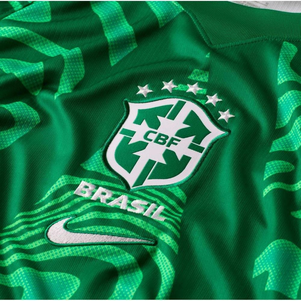 CAMISETA NIKE GOLEIRO BRASIL 2026 TORCEDOR IB5267-302 VERDE Verde 5