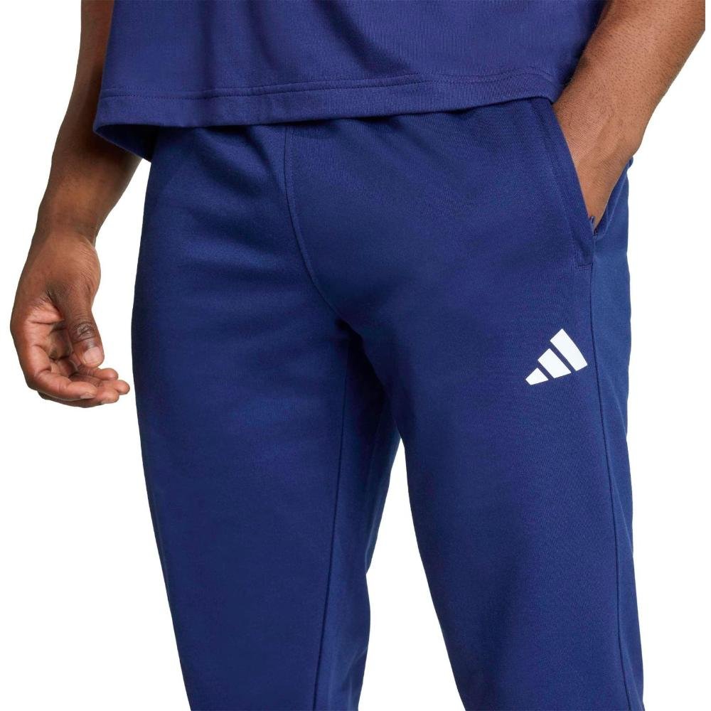 CALCA ADIDAS MOLETOM WORKOUT ESSENTIALS FEELREADY KS7960 AZU Azul 3