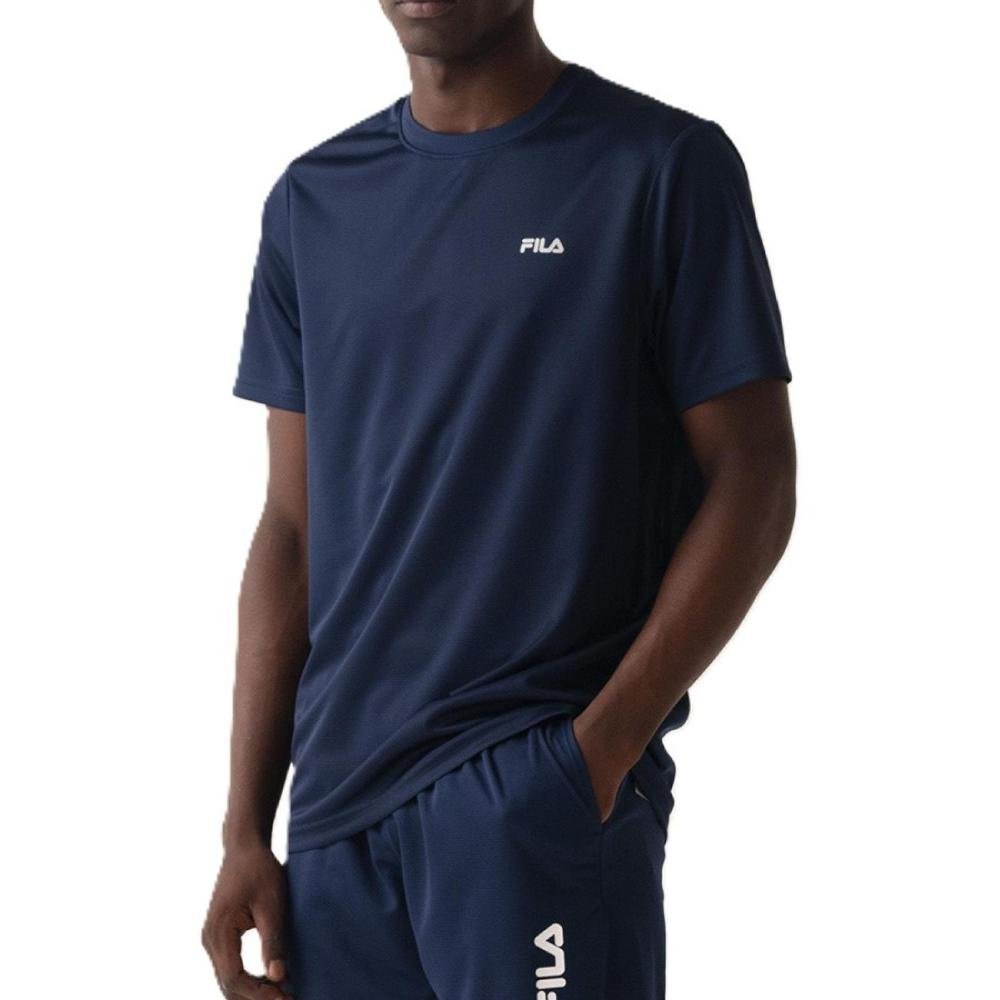CAMISETA FILA BASIC SPORTS POLYGIN F11AT00721.729 MARINHO PR Cinza 4