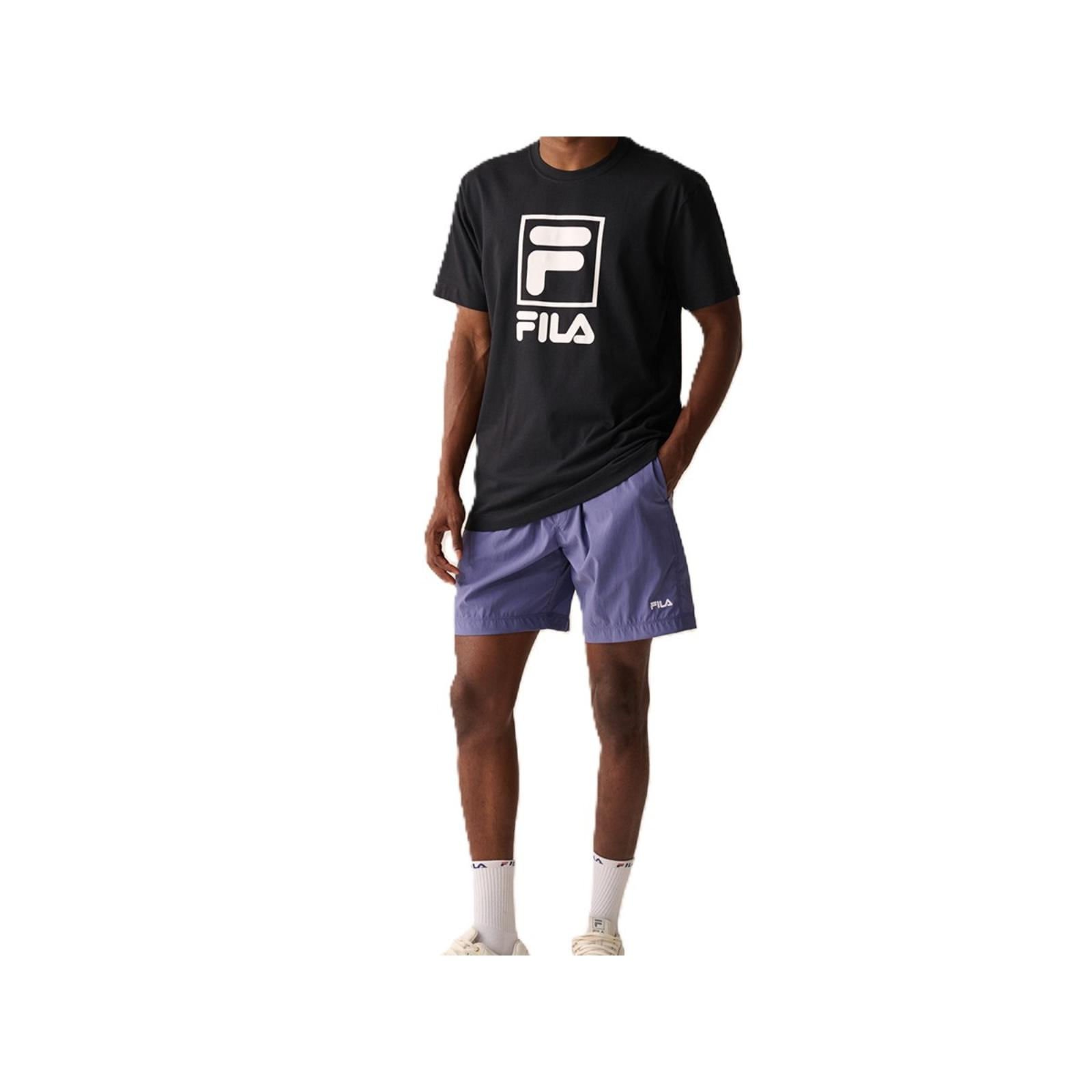 CAMISETA FILA COMFORT LETTER PREMIUM II F11L01561.160 PRETO Cinza 4