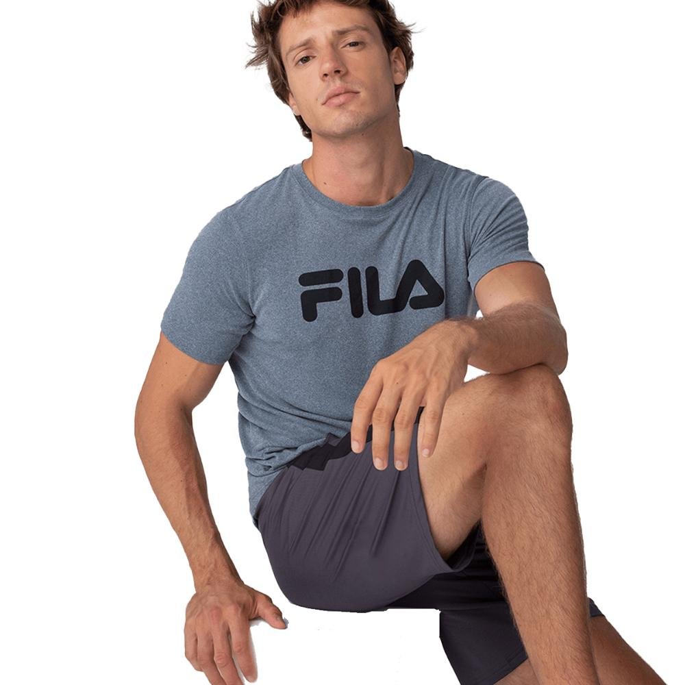 CAMISETA FILA ECLIPSE F11AT106.3144 CINZA PRETO Preto 3