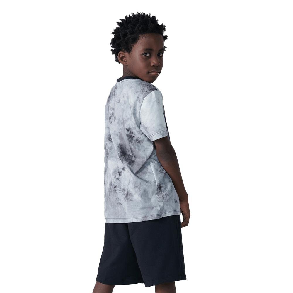 CAMISETA FILA INF LETTER SKY F16L00442.3090 PRETO BRANCO Preto 2