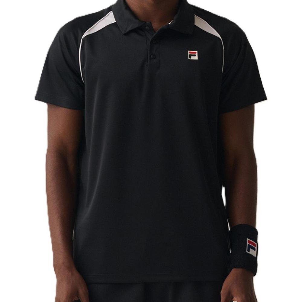 CAMISETA FILA TENNIS LINE II F11TN00842.312 PRETO Preto 2