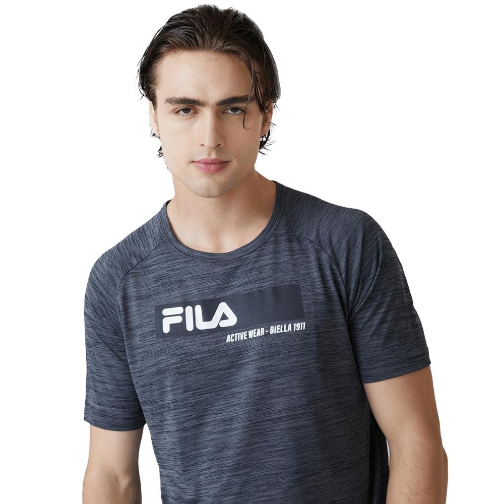 CAMISETA FILA SPORT MELANGE F11AT259.1531 PRETO MESCLADO
