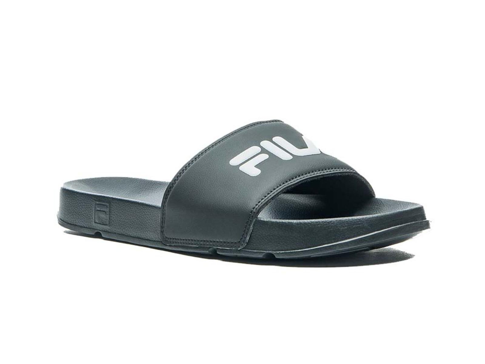 CHINELO FILA SLIDE DRIFTER BASIC 11A017X.6439 PRETO BRANCO Preto 4