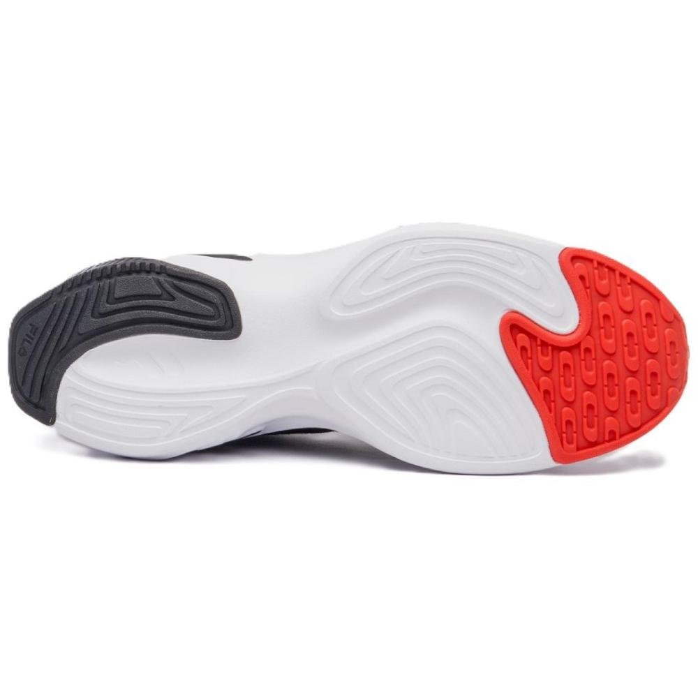TENIS FILA RECOVERY 11J728X.7176 CINZA PRETO VERMELHO Preto 5