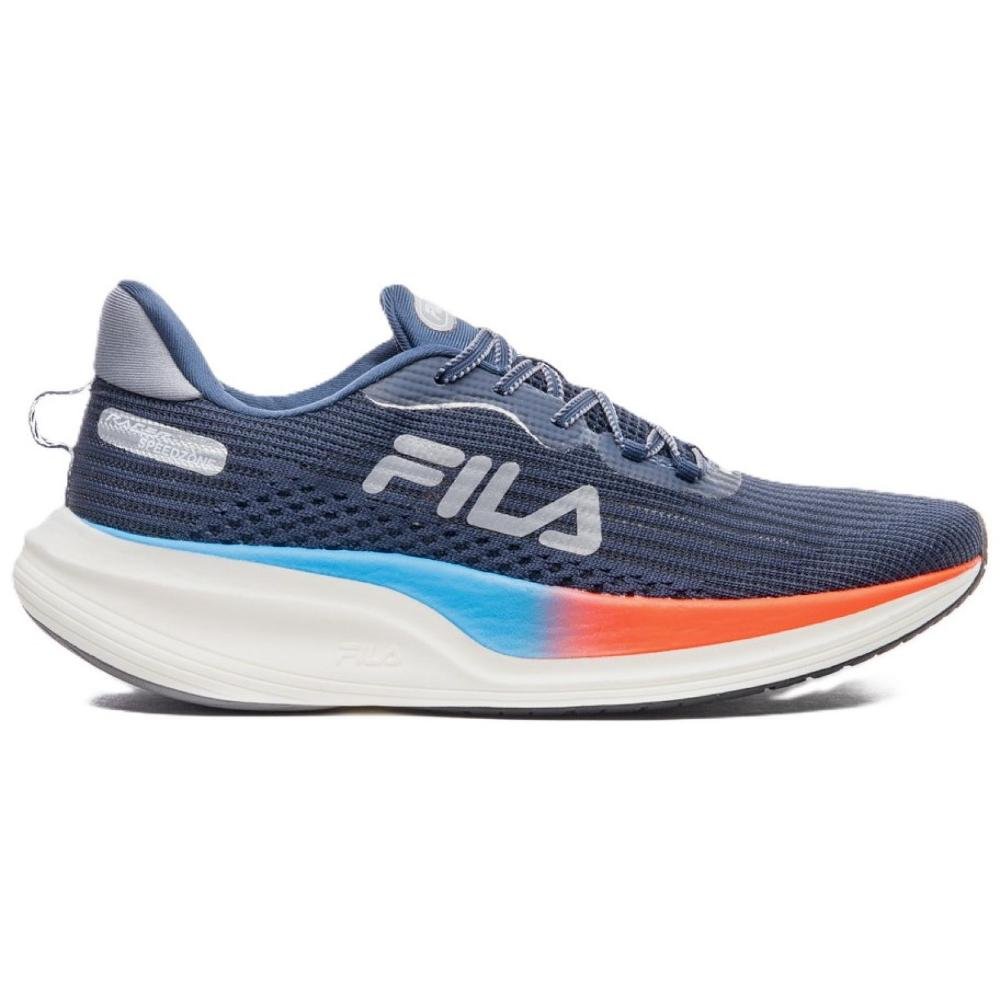 TENIS FILA RACER SPEEDZONE F01R00142.6755 MARINHO GRAFITE Bege/Dourado 2