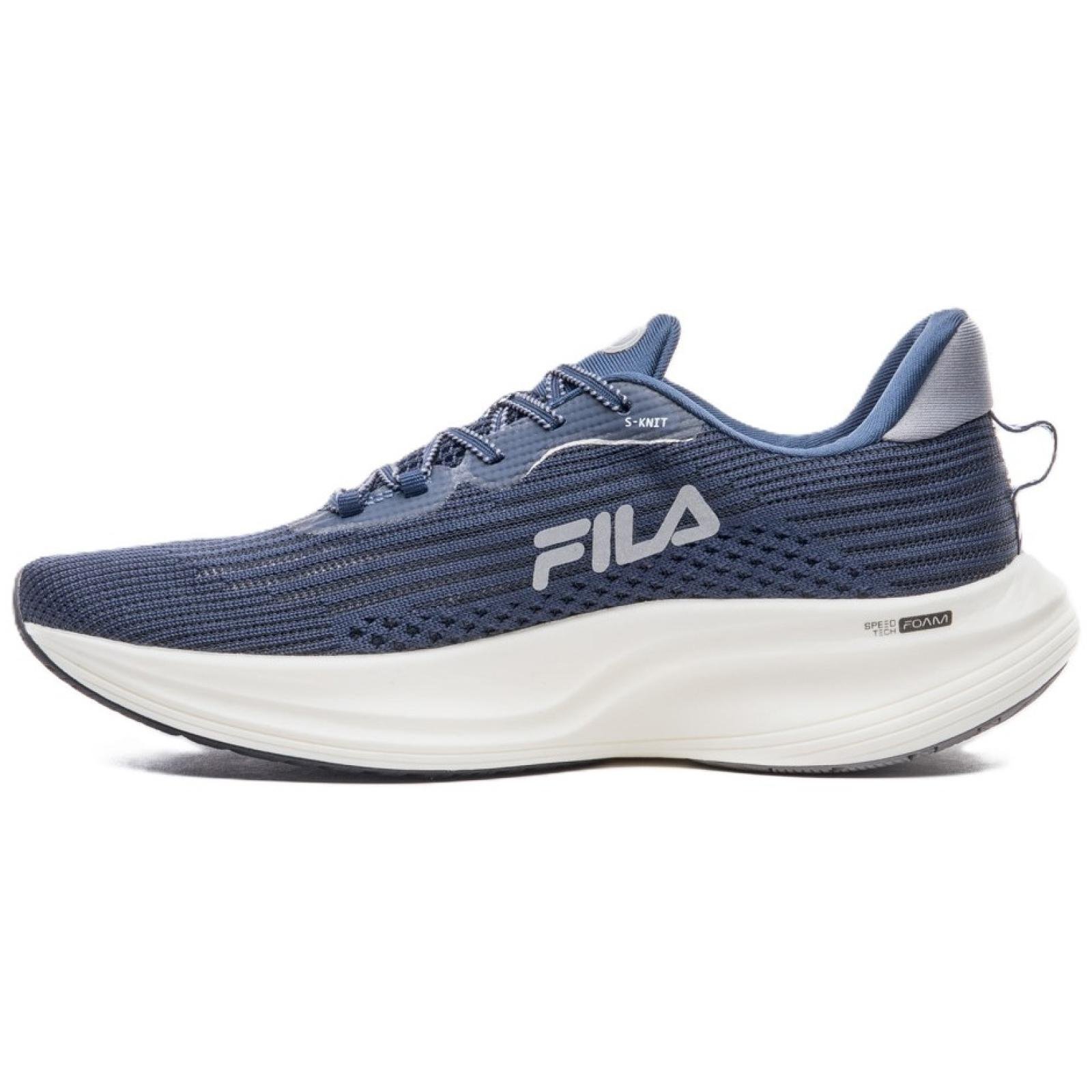 TENIS FILA RACER SPEEDZONE F01R00142.6755 MARINHO GRAFITE Bege/Dourado 3