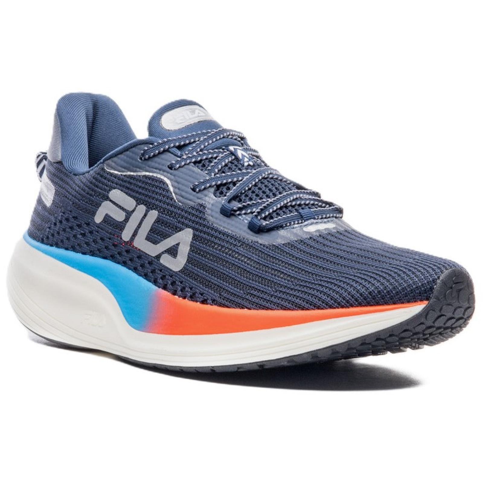 TENIS FILA RACER SPEEDZONE F01R00142.6755 MARINHO GRAFITE Bege/Dourado 4
