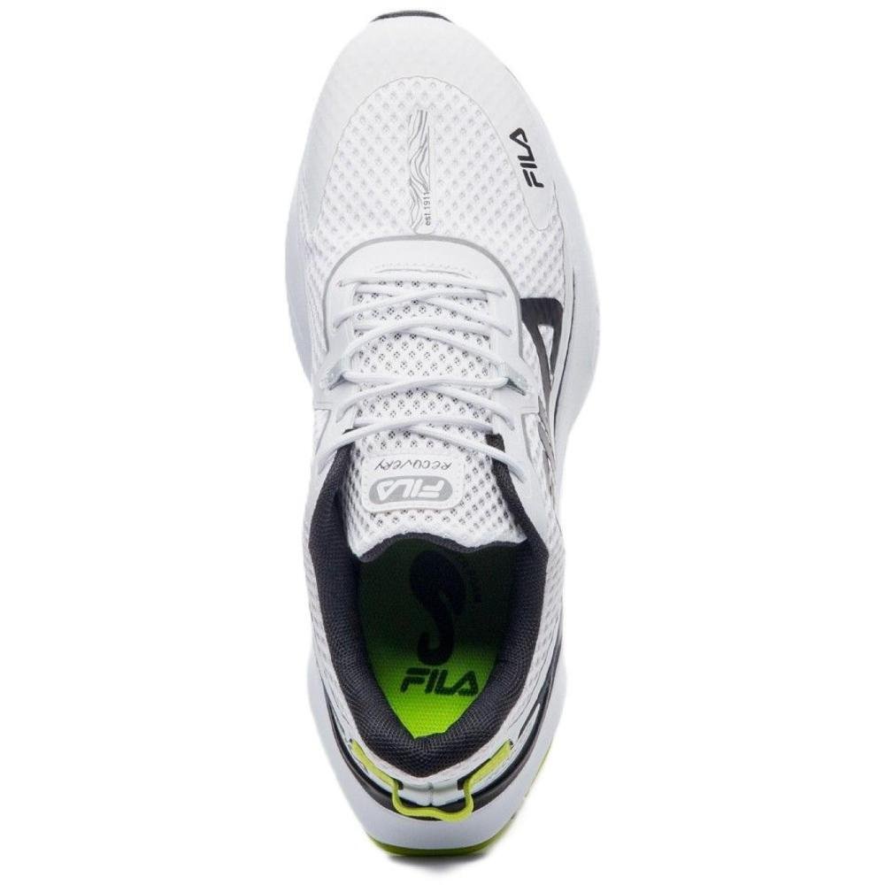 TENIS FILA RECOVERY 11J728X.6680 BRANCO PRETO VERDE Branco/Preto 4