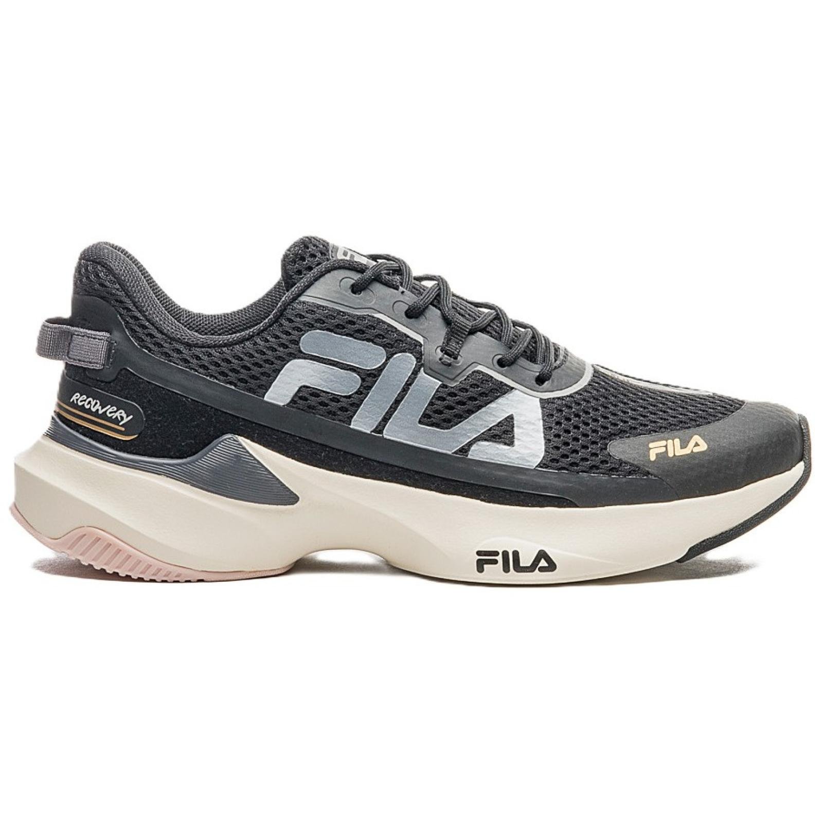 TENIS FILA RECOVERY 51J728X PRETO CINZA