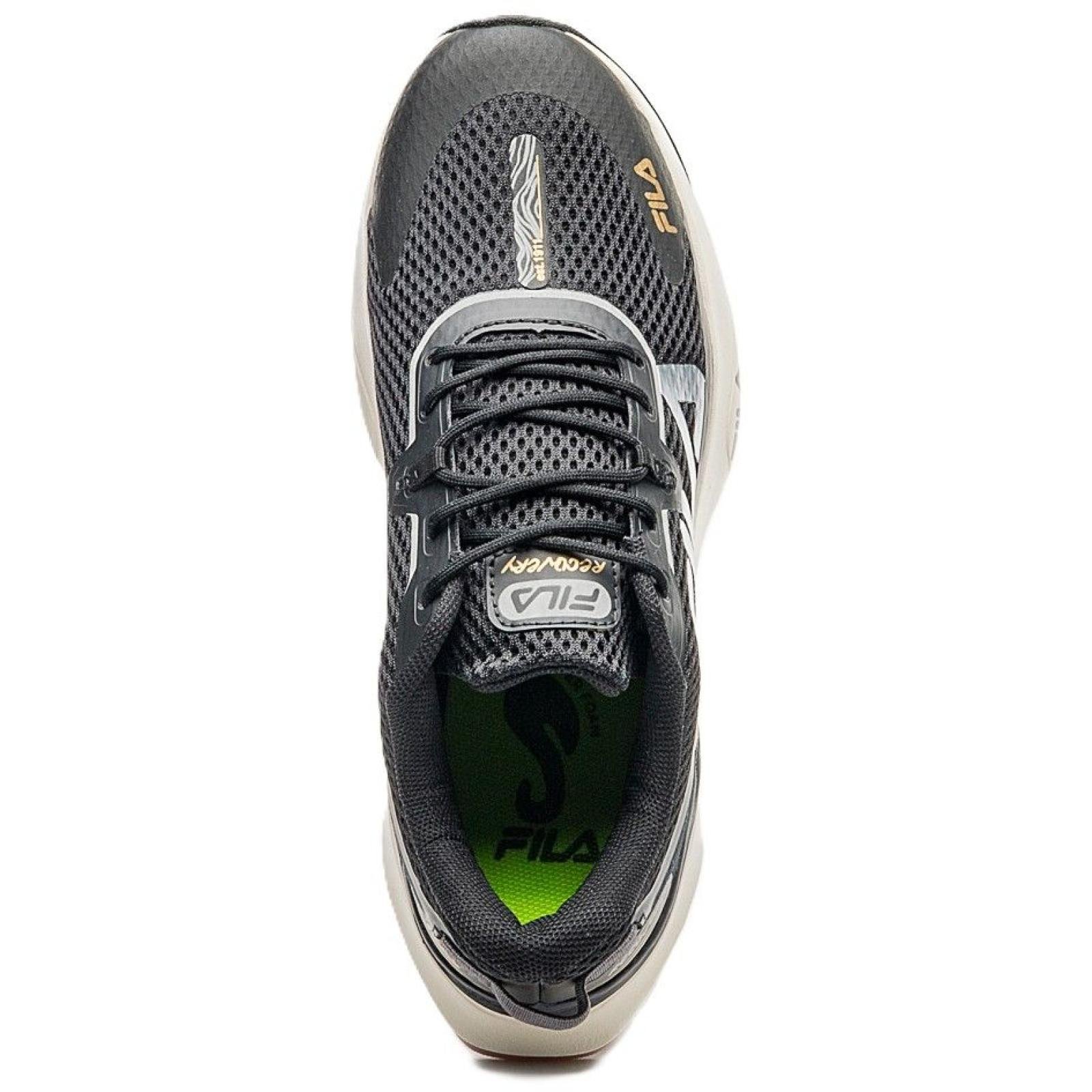 TENIS FILA RECOVERY 51J728X PRETO CINZA Branco/Cinza 4