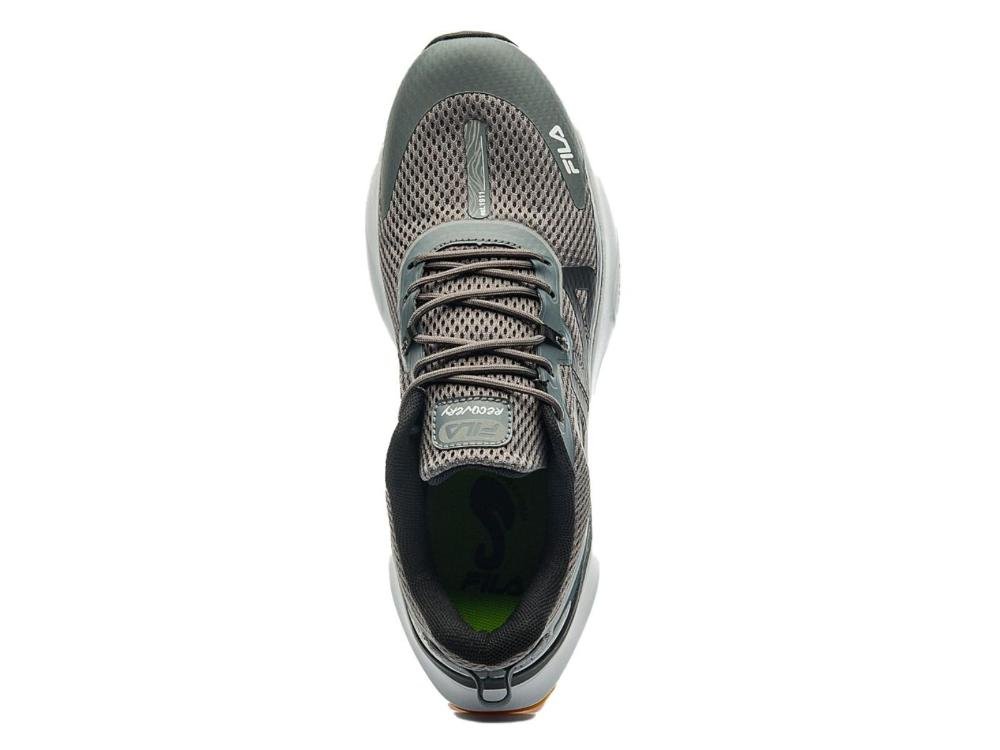 TENIS FILA RECOVERY 11J728X.6103 GRAFITE PRETO Cinza 4