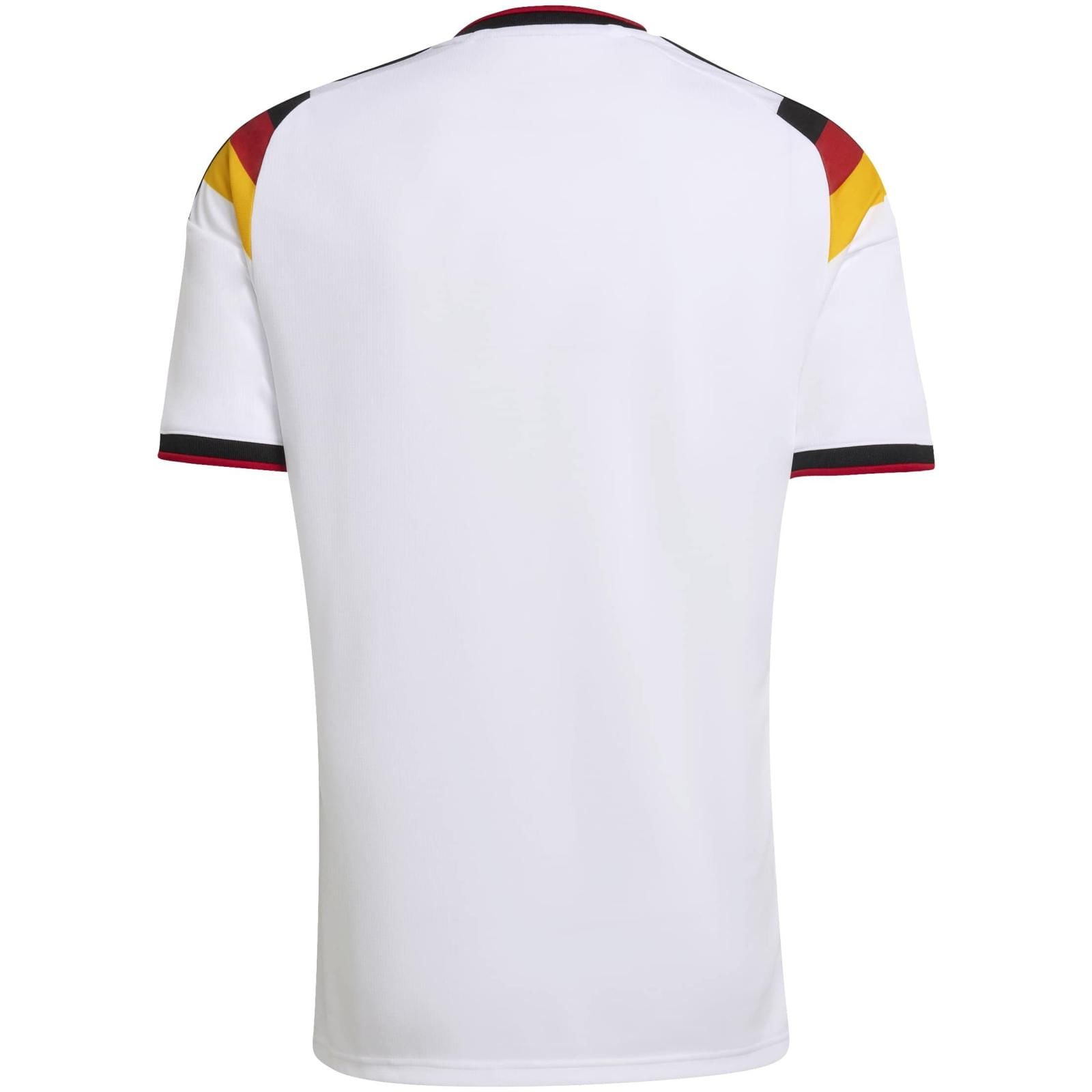 CAMISETA ADIDAS ALEMANHA I KD8363 BRANCO VERMELHO PRETO Branco/Vermelho 3