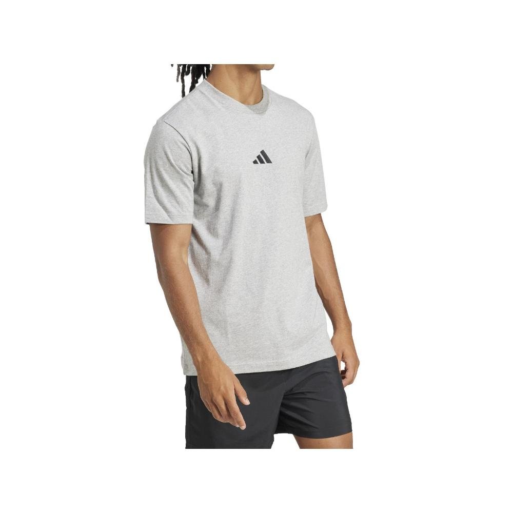 CAMISETA ADIDAS SMALL LOGO JF1091 CINZA PRETO Cinza 3