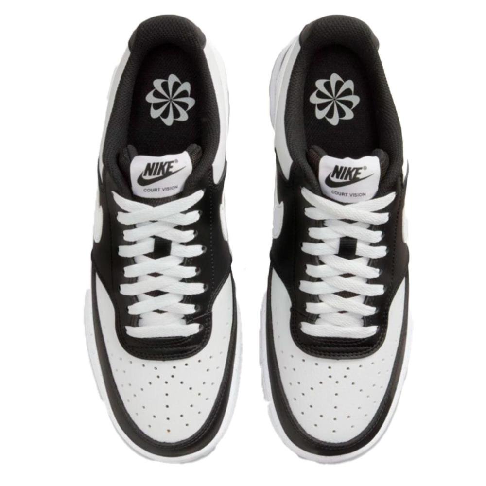 TENIS NIKE COURT VISION LO NN DH3158-003 BRANCO PRETO Preto/Branco 4