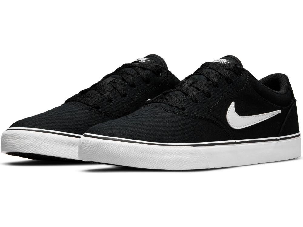 TENIS NIKE SB CHRON 2 CANVAS DM3494-001 PRETO Preto/Branco 5