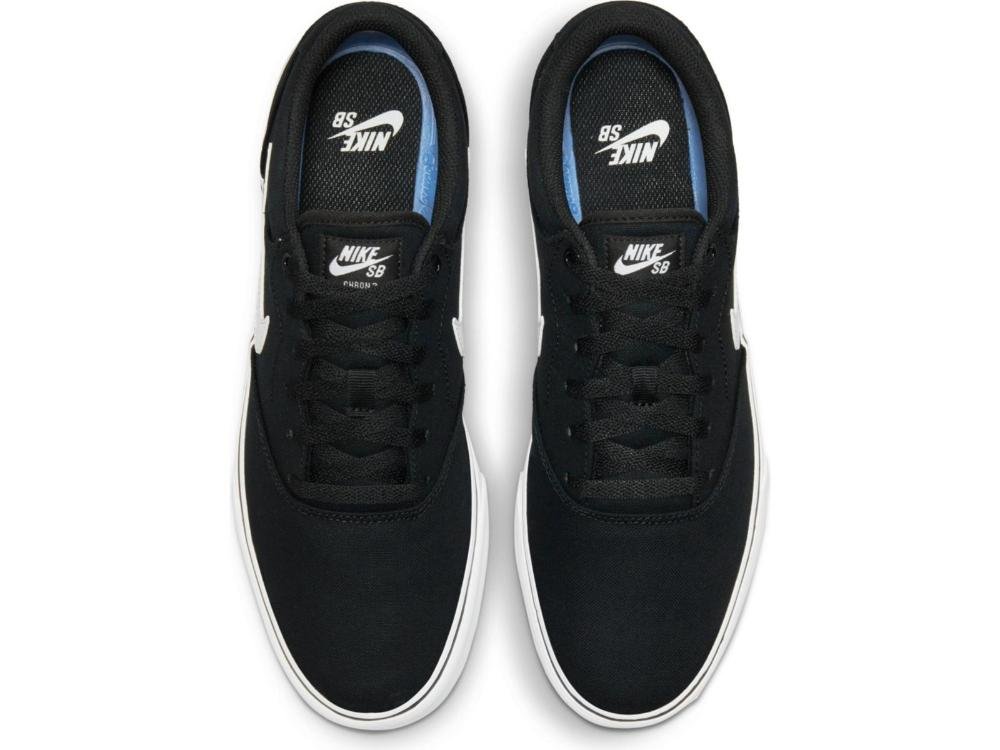 TENIS NIKE SB CHRON 2 CANVAS DM3494-001 PRETO Preto/Branco 8