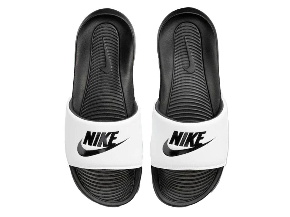 CHINELO NIKE SLIDE VICTORI ONE CN9675-005 PRETO BRANCO Preto/Branco 3
