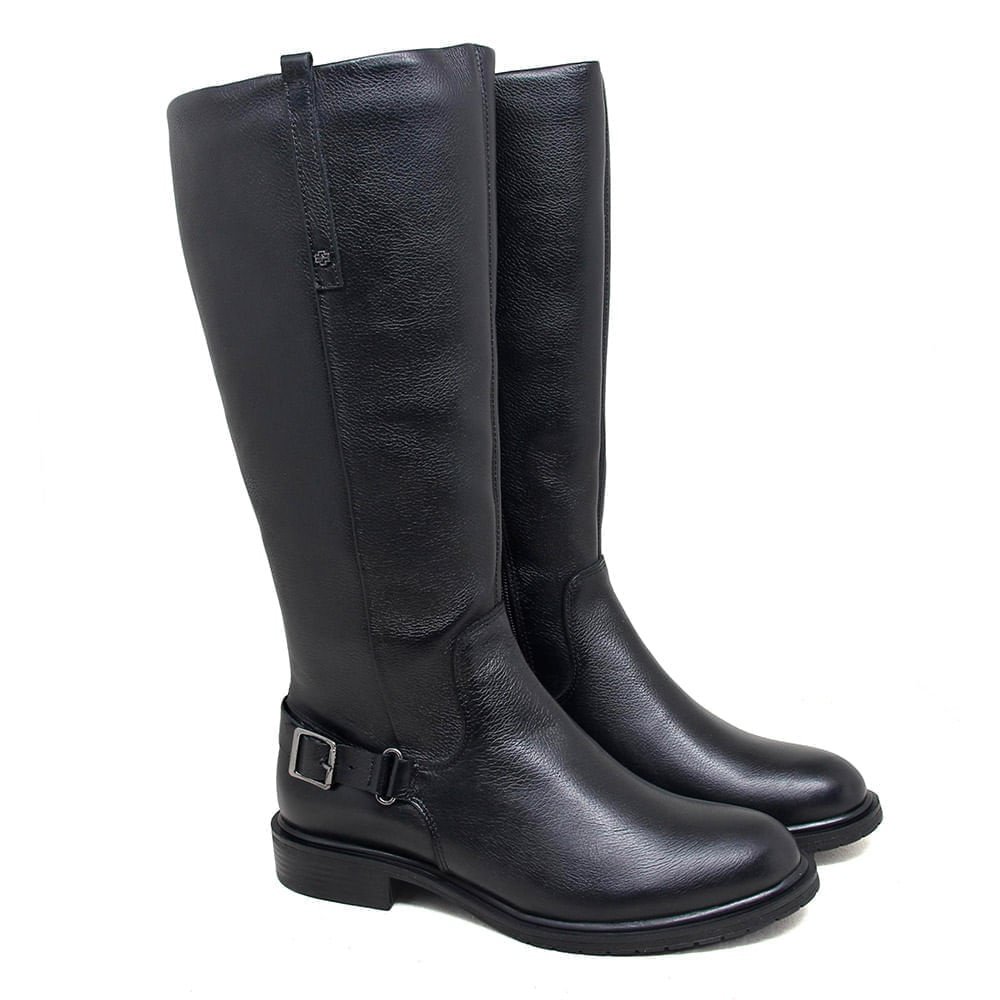 Bota Feminina DIA020 Preto Preto 7