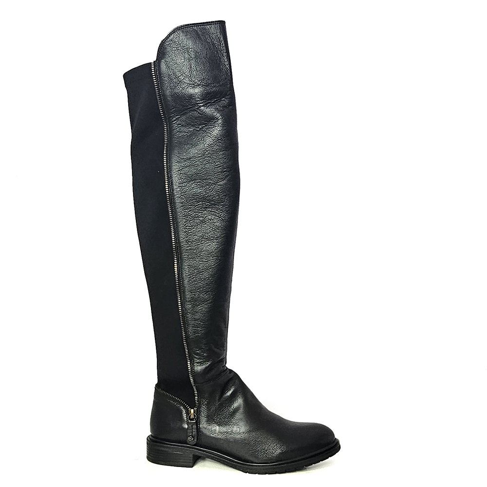 Bota Feminina DIA029 Couro Preto