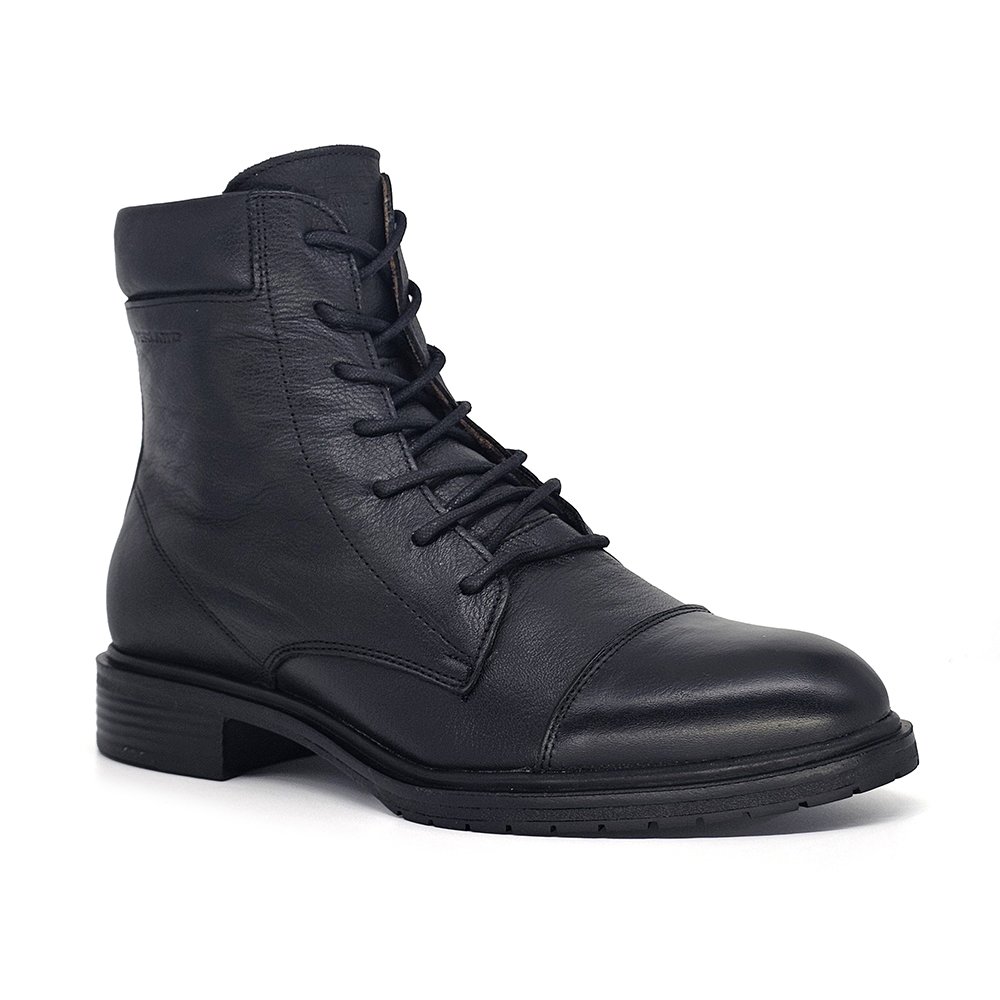 Bota Feminina DIA037 Couro Preto Preto 2