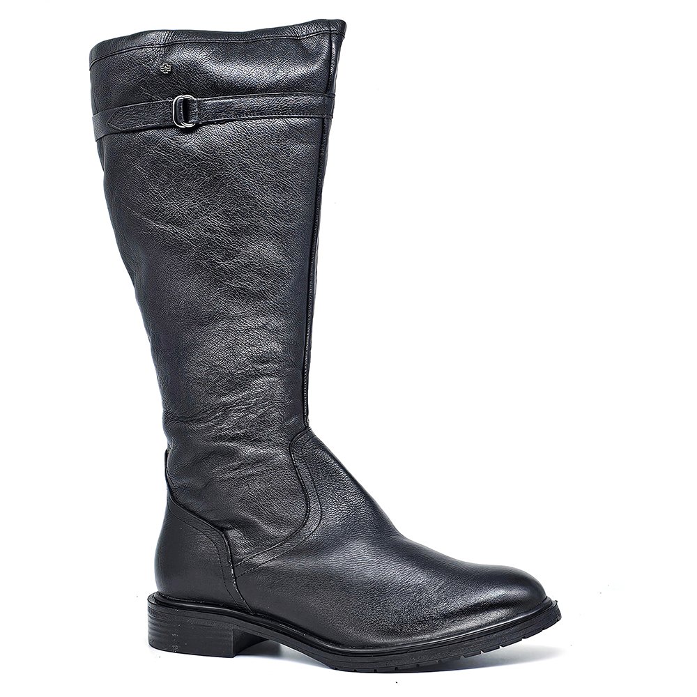 Bota Feminina DIA030 Couro Preto
