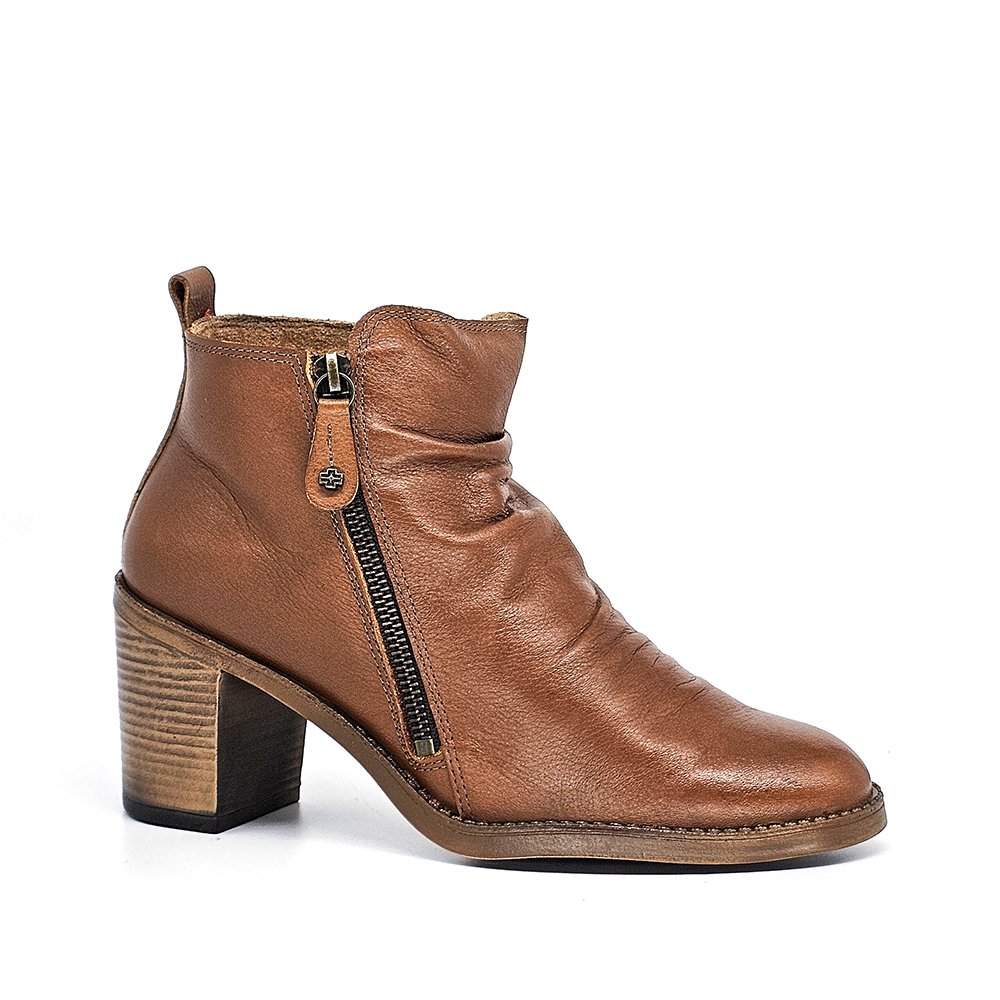 Bota Feminina JUD002 Couro Tan Marrom 4