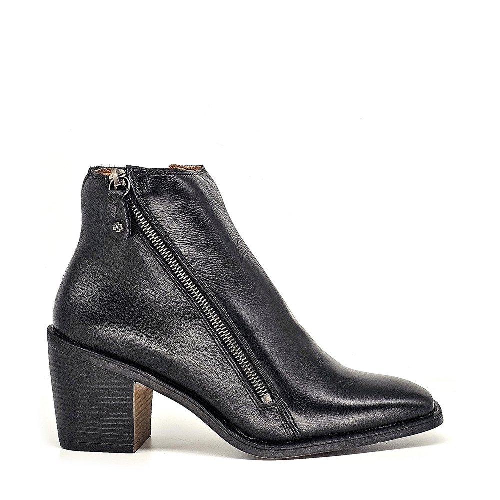 Bota Feminina KAR001 Couro Preto