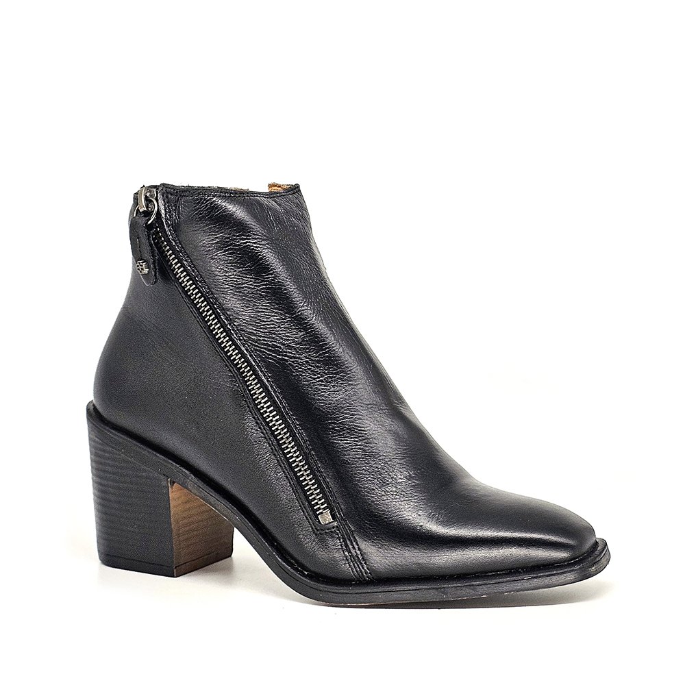 Bota Feminina KAR001 Couro Preto Preto 2