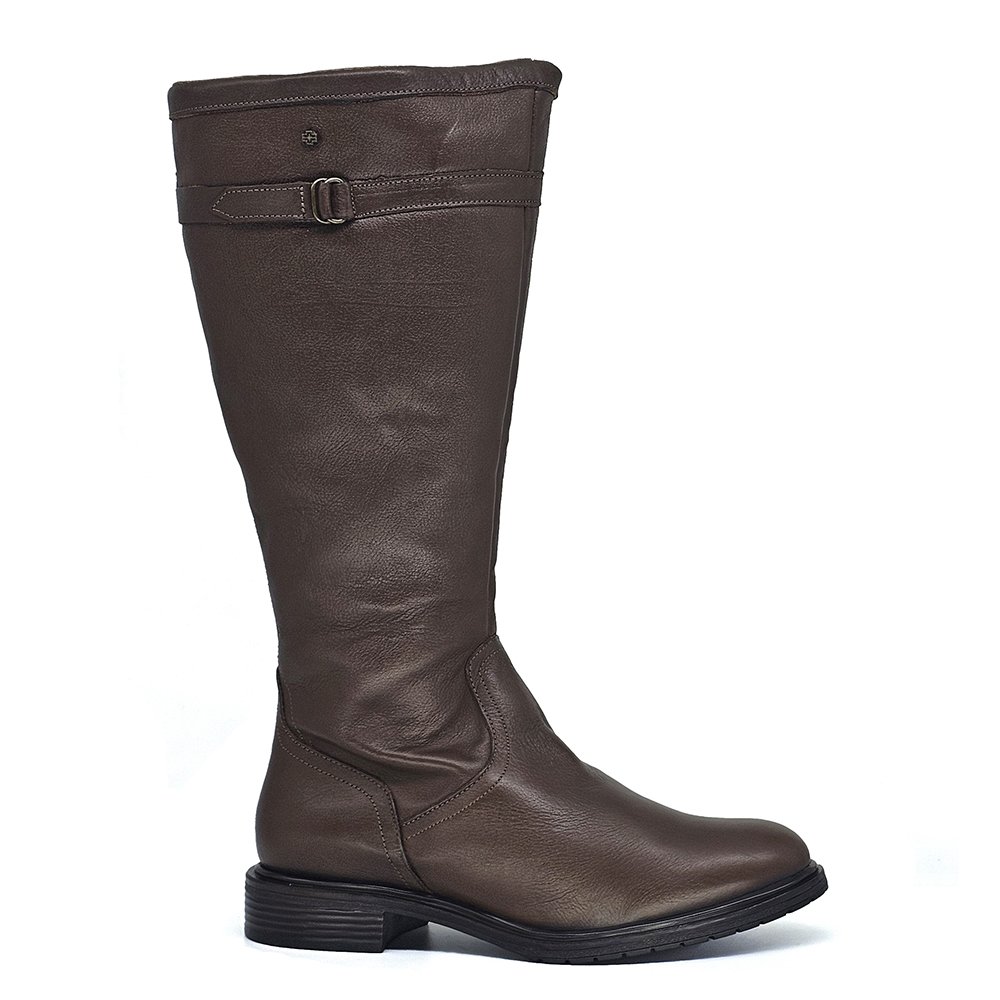 Bota Feminina DIA030 Couro Terracota