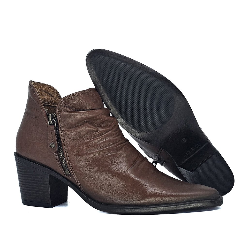 Bota Feminina LOR010 Mogno Marrom 4