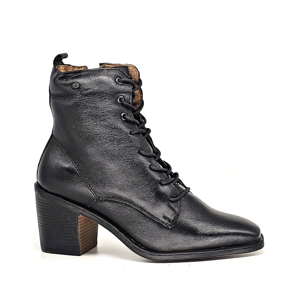 Bota Feminina KAR003 Couro Preto