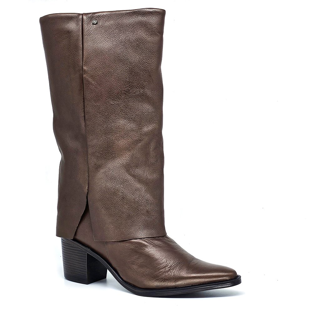 Bota Feminina LOR015 Couro Terracota Terracota 2