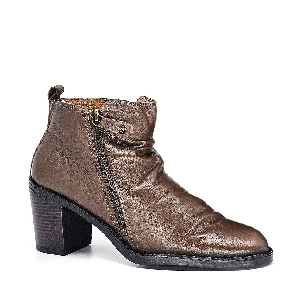 Bota Feminina JUD002 Couro Terracota Terracota 2