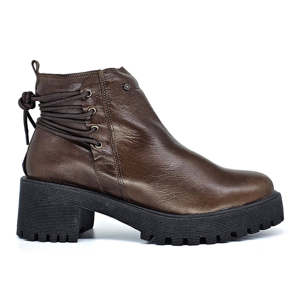 Bota Feminina MUN031E Couro Vita Terracota