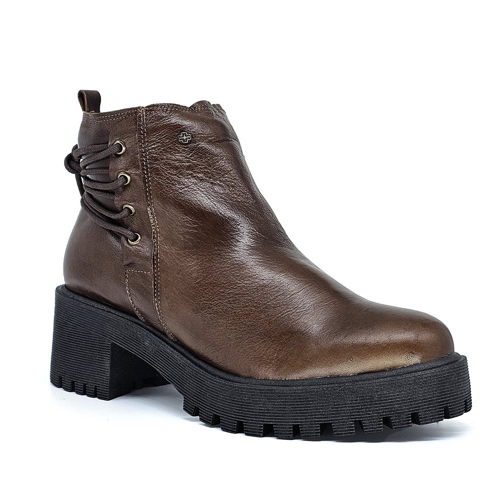 Bota Feminina MUN031E Couro Vita Terracota Terracota 2