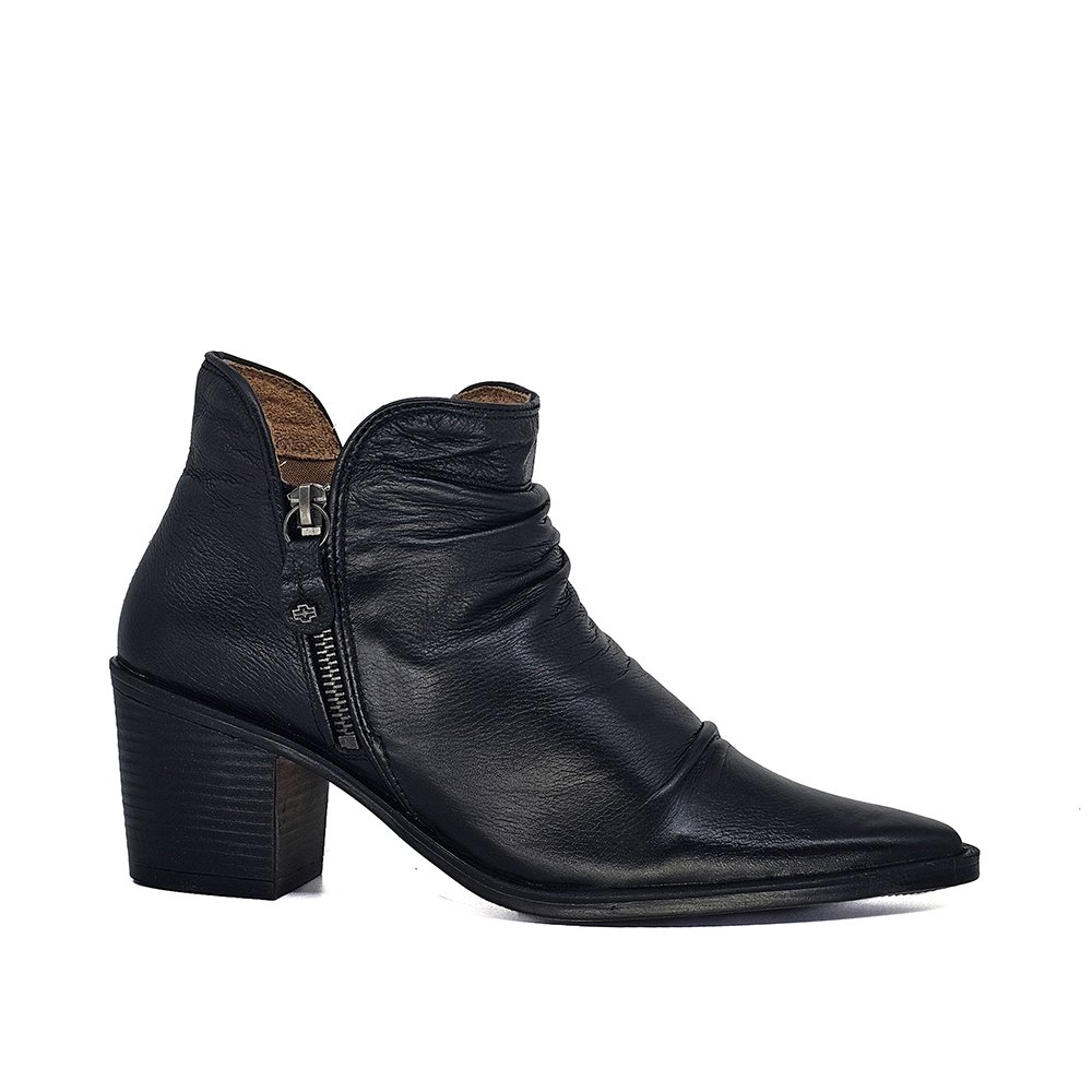 Bota Feminina LOR010 Couro Preto