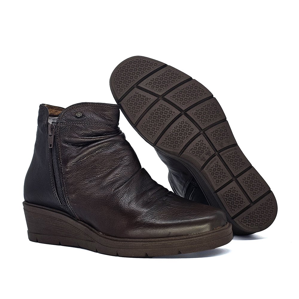 Bota Feminina NIC009 Couro Terracota Terracota 4