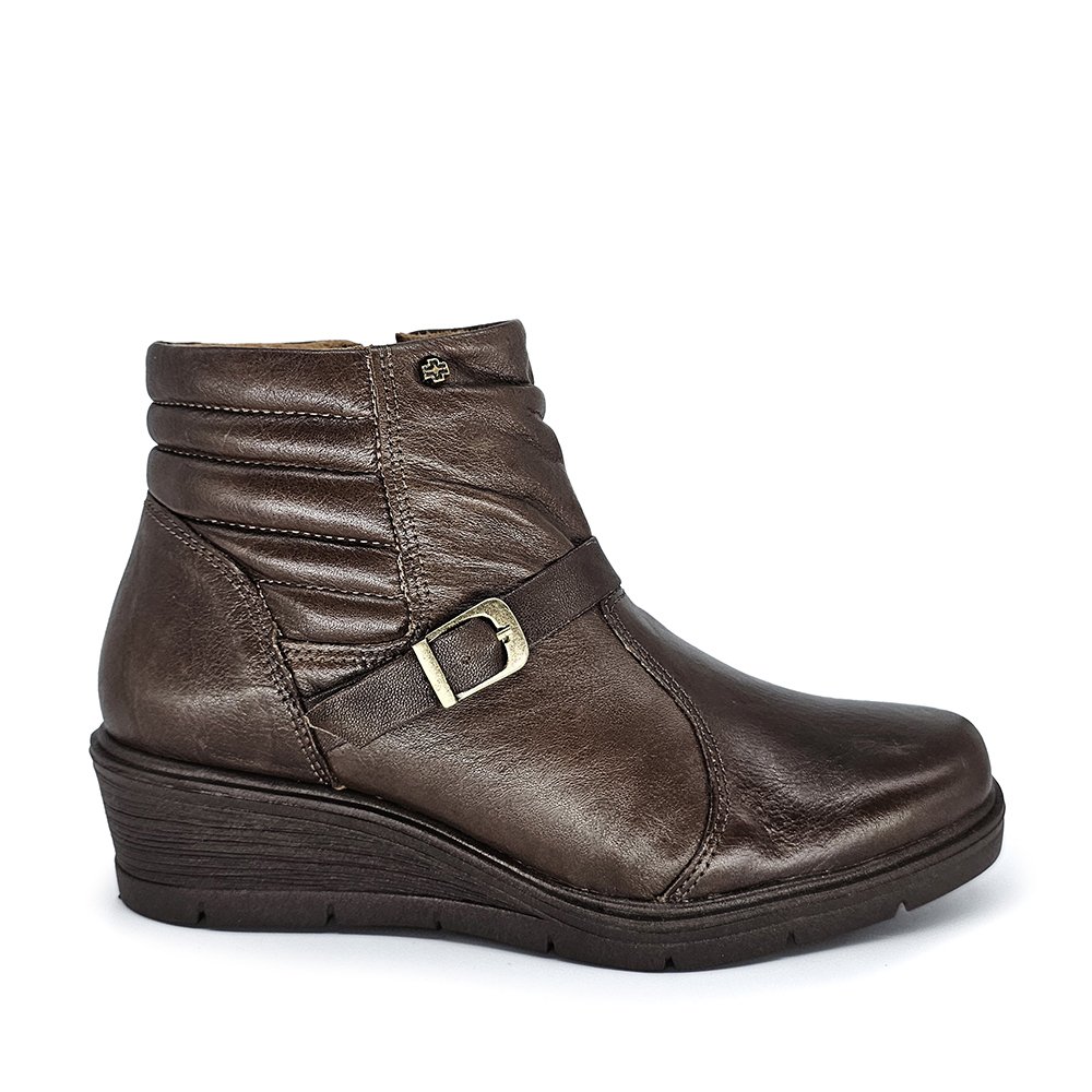 Bota Feminina NIC041 Couro Terracota