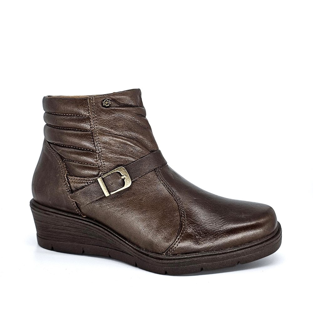 Bota Feminina NIC041 Couro Terracota Terracota 3