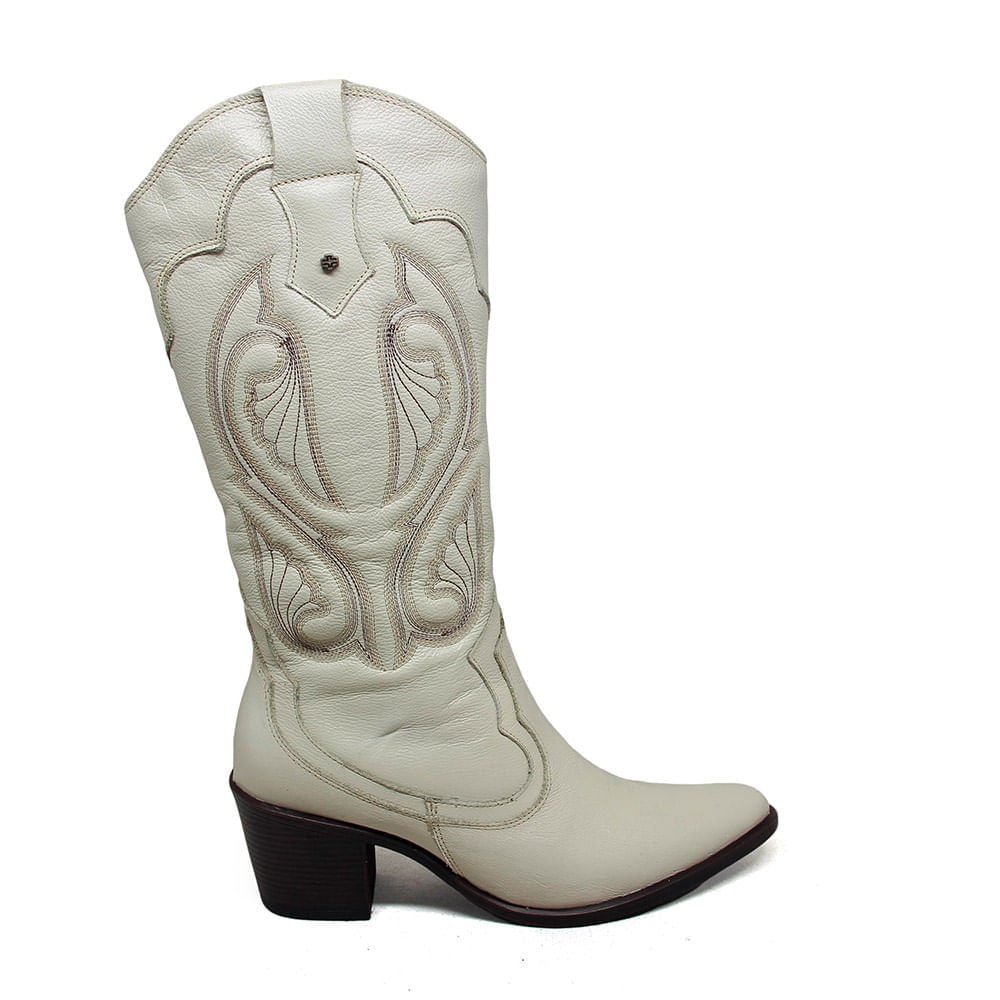 Bota Feminina NWE001 Couro Cristal