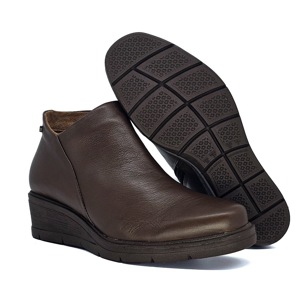 Bota Feminina NIC001 Couro Terracota Terracota 3