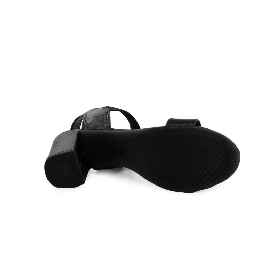 Sandália Feminina ANN1004 Preto Preto 3