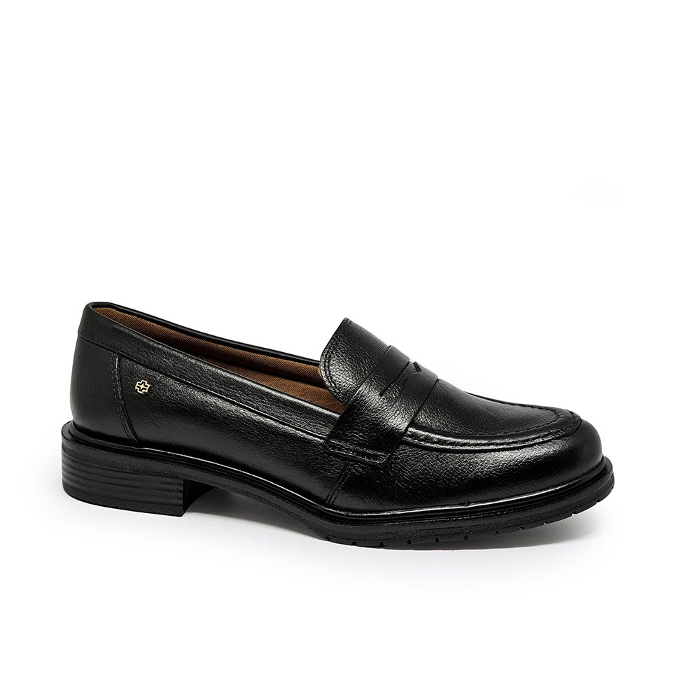 Sapato Feminino KAT053 Couro Preto Lustro Preto 2
