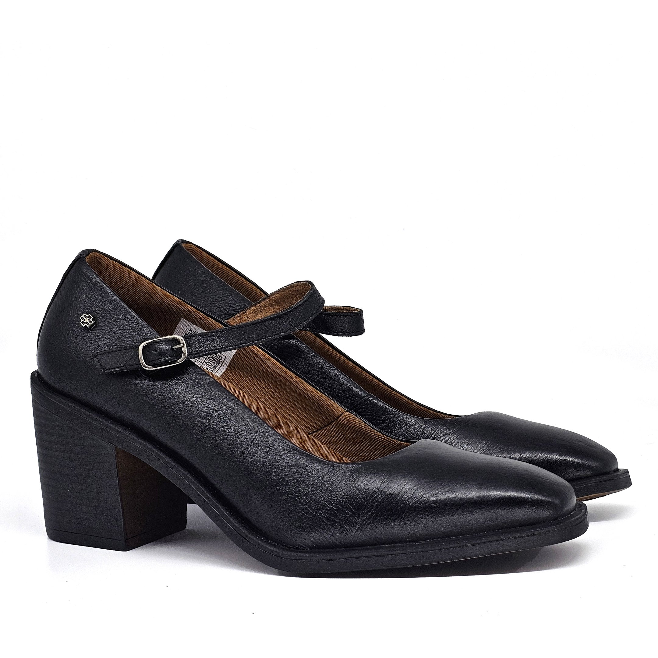 Sapato Feminino KSS001 Couro Preto Lustro Preto 3