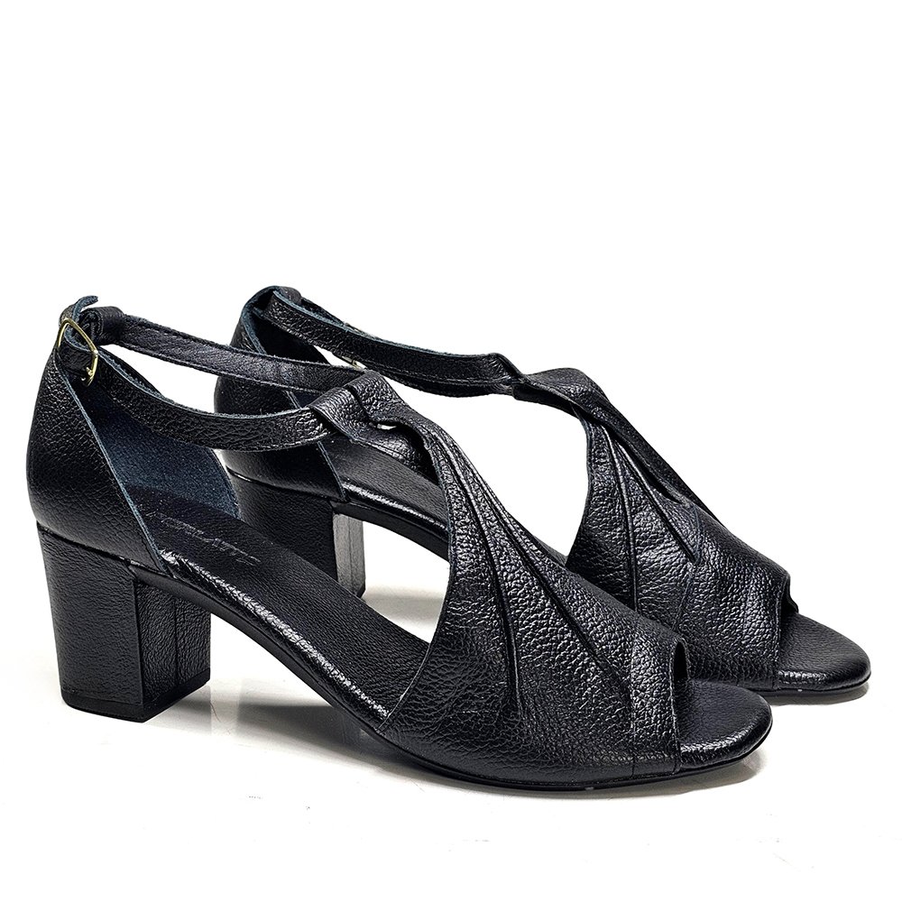 Sandália Feminina SVN1609 Preto Preto 2