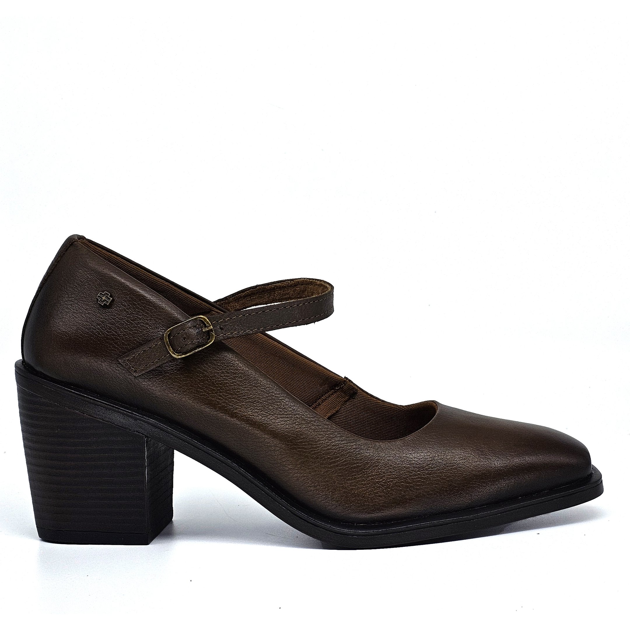 Sapato Feminino KSS001 Couro Terracota Ferrugem