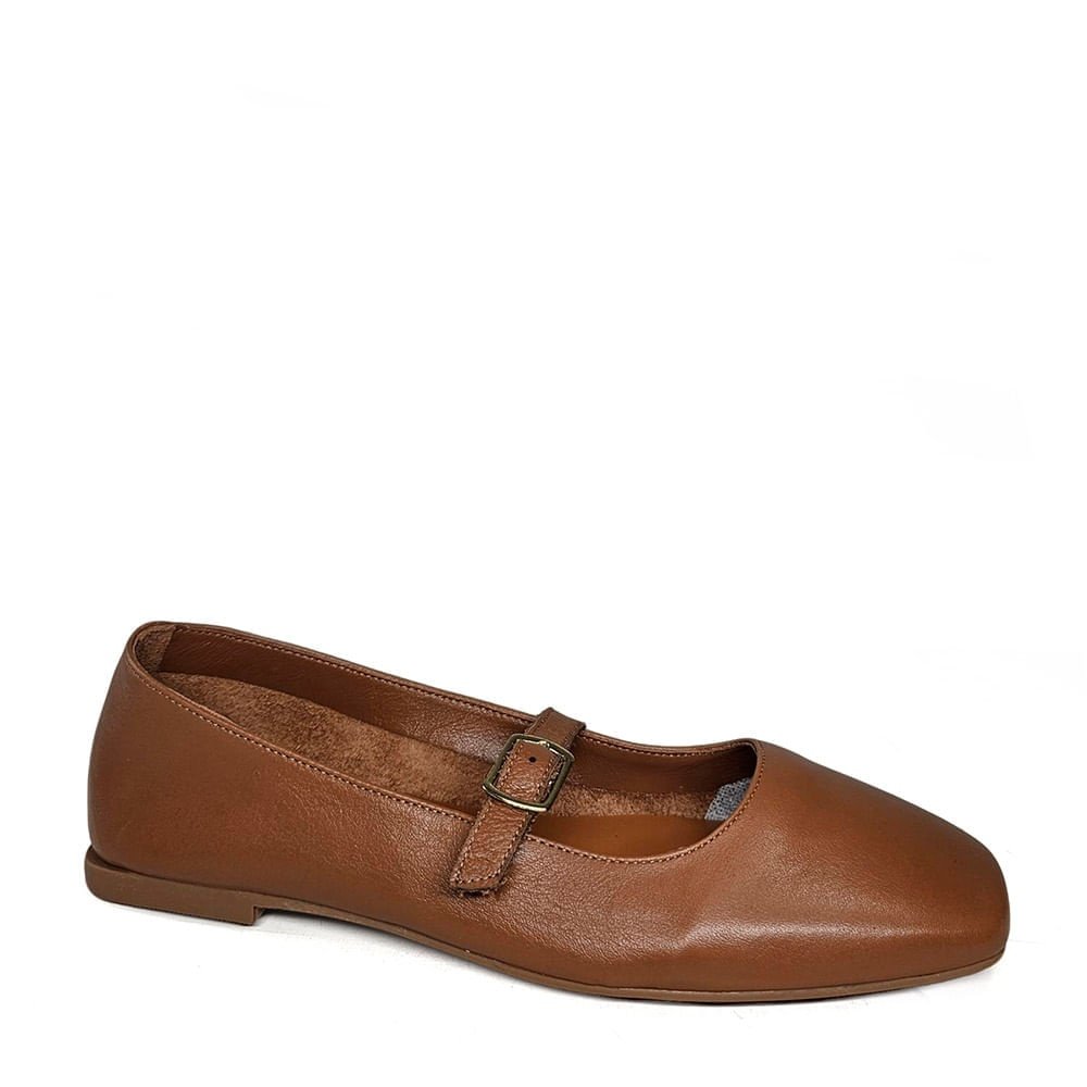 Sapatilha Feminina CLR177 Camel Marrom 4